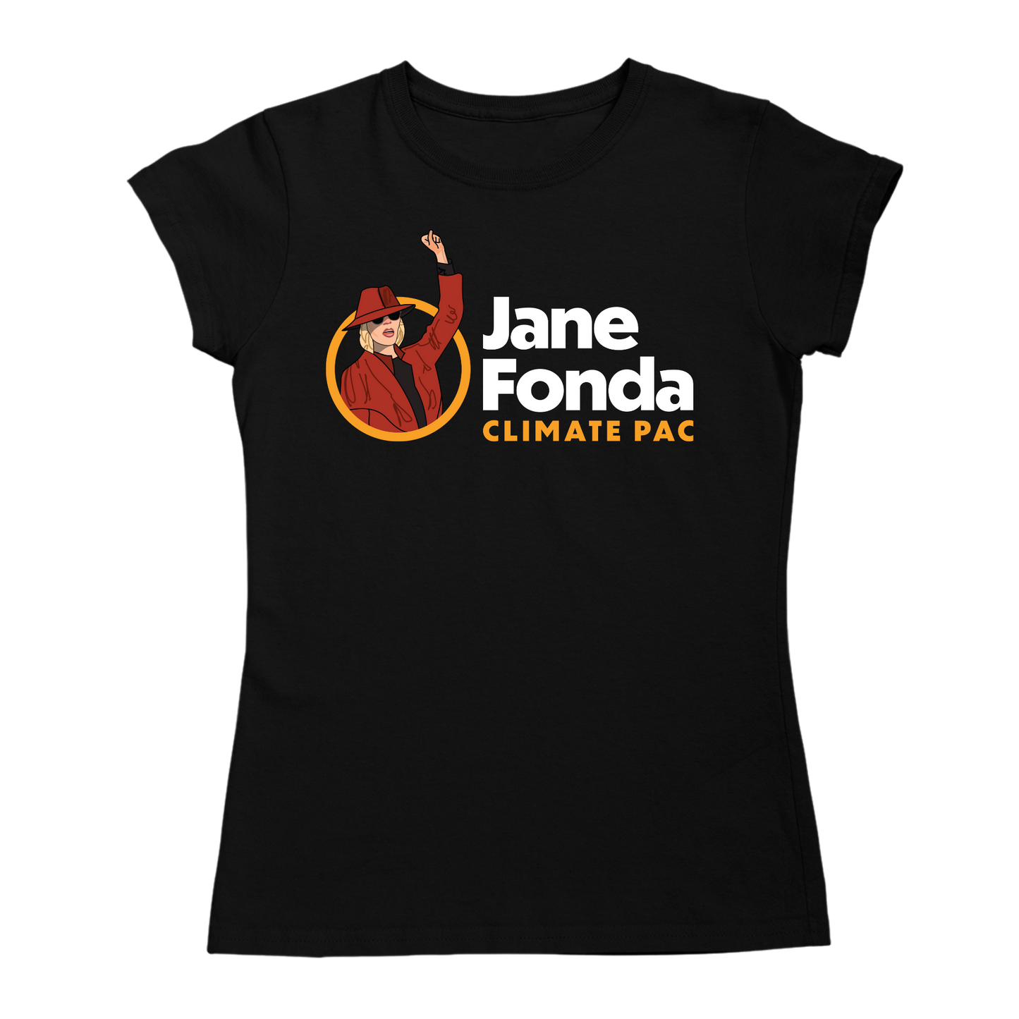 Jane Fonda Climate PAC Logo T-shirt