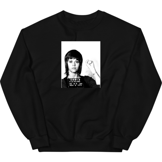 Jane Fonda Mugshot Crewneck Sweatshirt