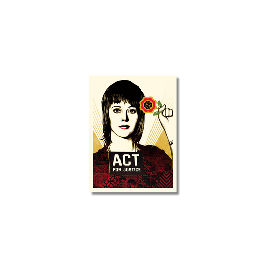 Act for Justice Sticker
