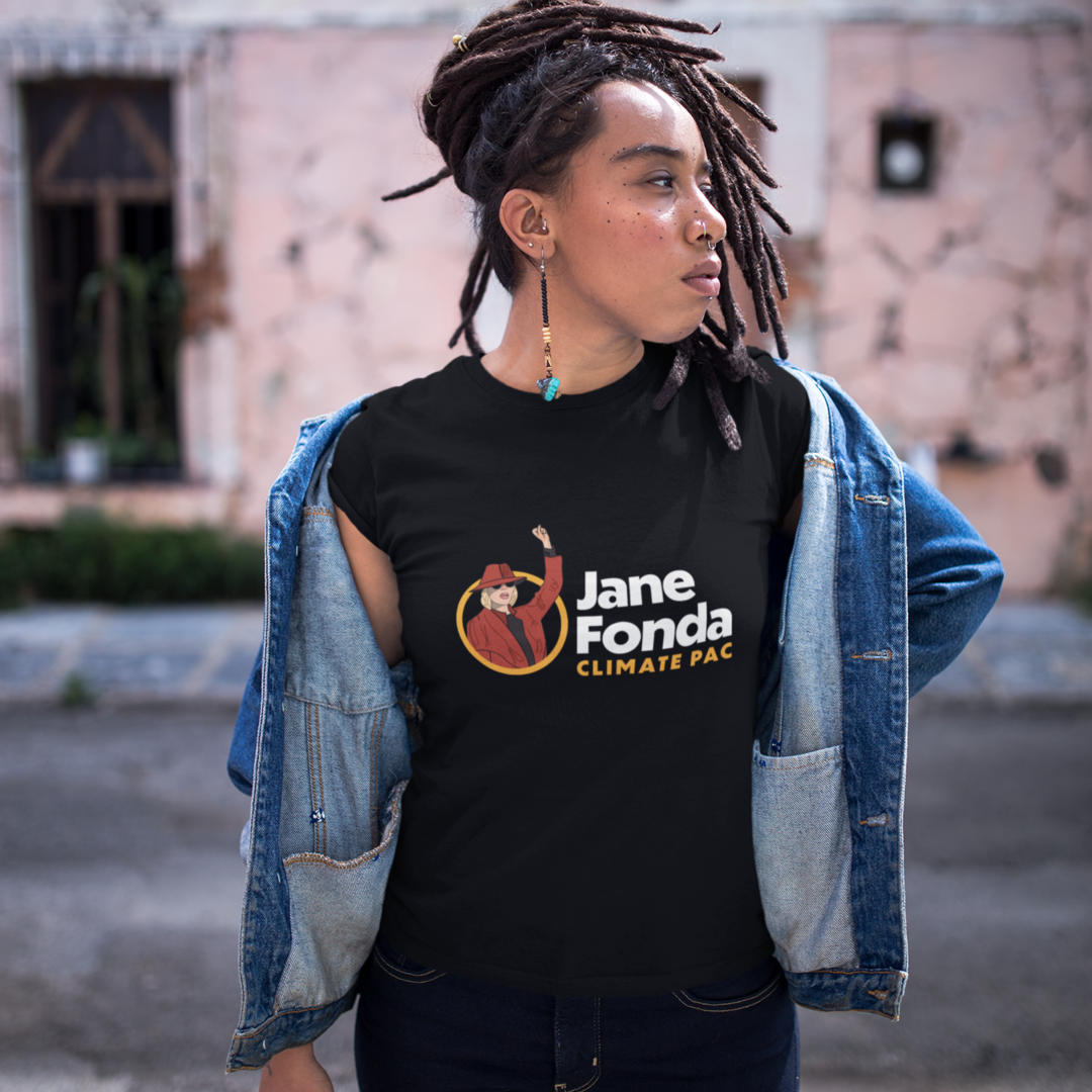 Jane Fonda Climate PAC Logo T-shirt
