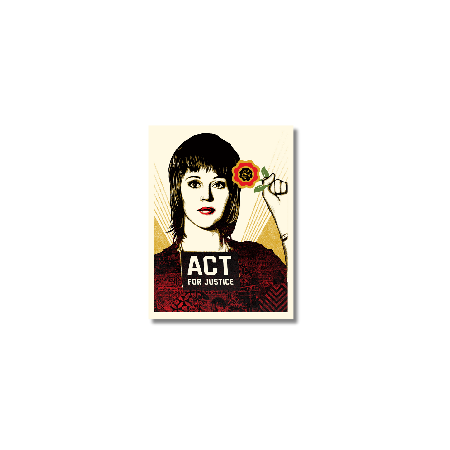 Act for Justice Sticker