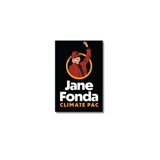 Jane Fonda Climate PAC Logo Sticker